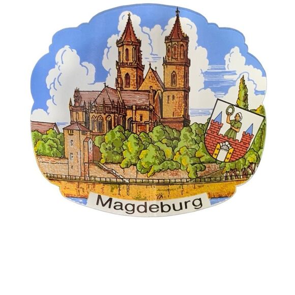 Vintage Magdeburg Bockling Flask Bottle Classic German Design W/Bonus RARE HTF - Picture 10 of 16